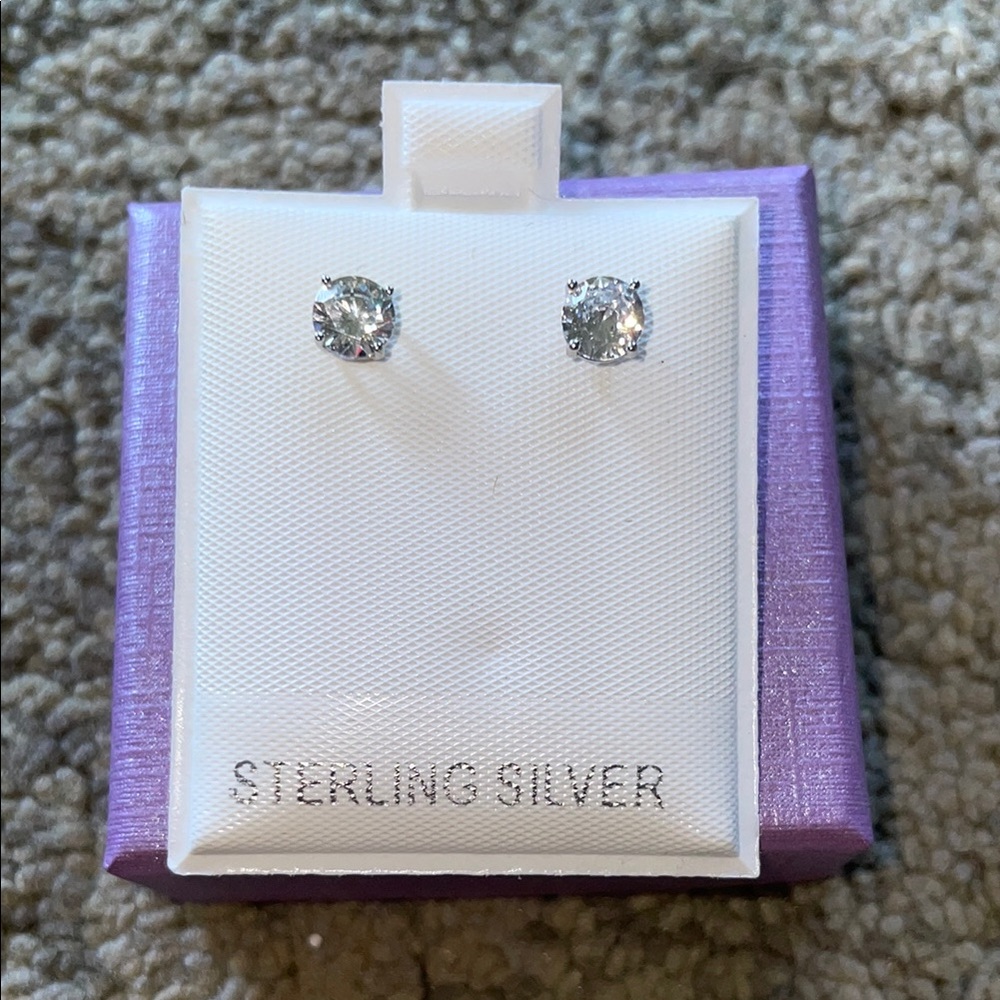 Sterling Silver Stud Earrings